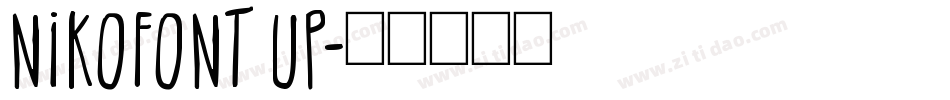 NikoFont Up字体转换